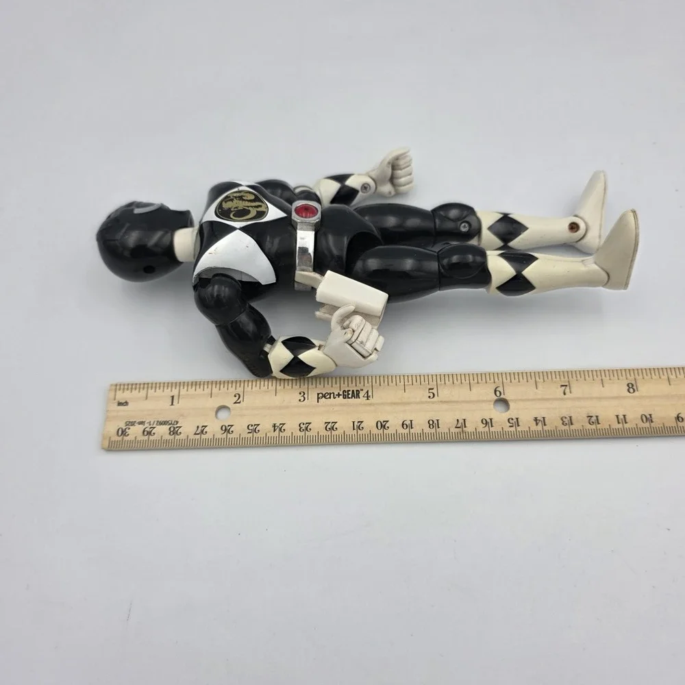 1994 Bandai Mighty Morphin Power Rangers Black Ranger - Picture 7 of 7